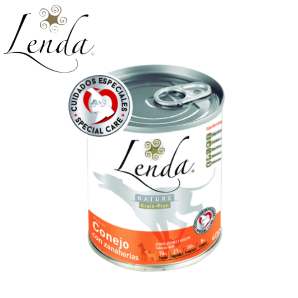 LENDA - PATÉ DE COELHO COM CENOURAS - CÃO