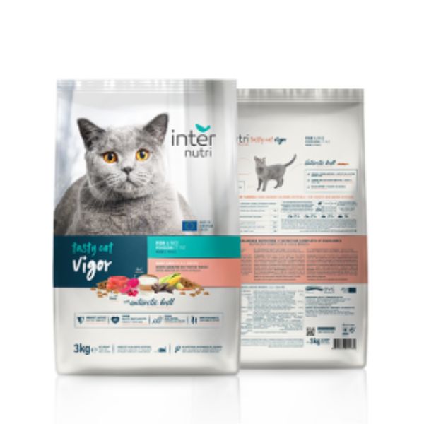 INTERNUTRI – TASTY CAT VIGOR PEIXE E ARROZ