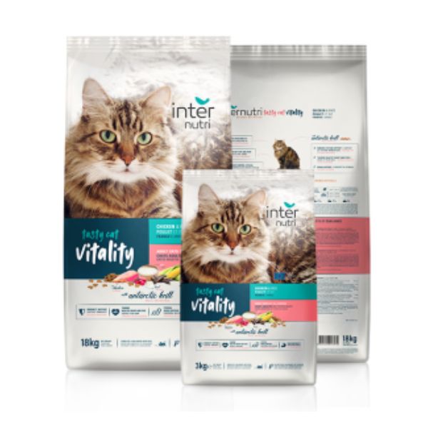 INTERNUTRI – TASTY CAT VITALITY FRANGO E ARROZ