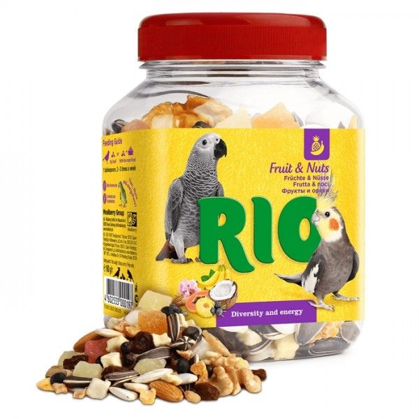 RIO – MIX DE FRUTAS E NOZES PARA AVES