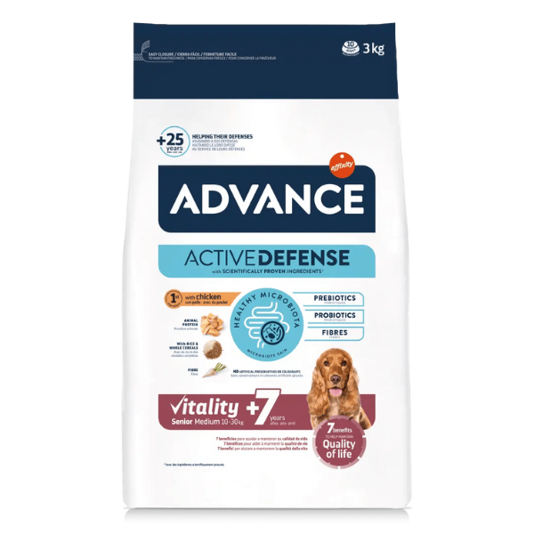 ADVANCE DOG – MEDIUM SENIOR FRANGO E ARROZ