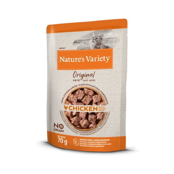 NATURE’S VARIETY CAT – PATÊ ORIGINAL FRANGO