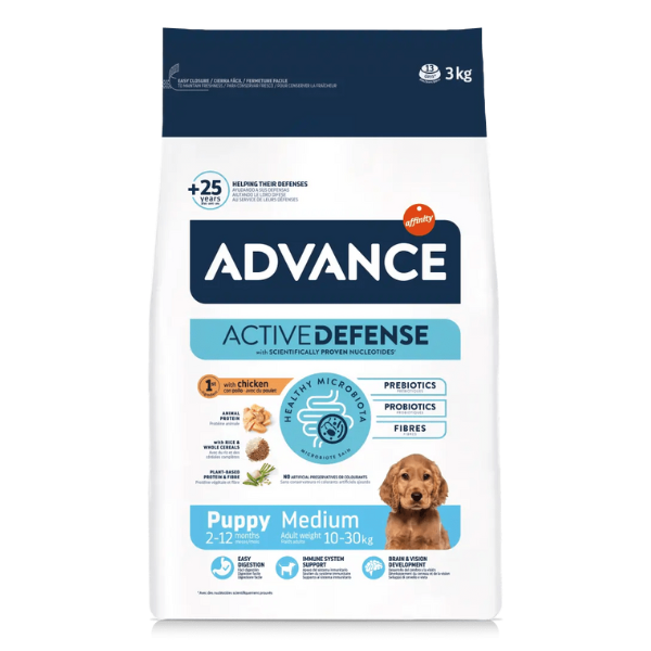 ADVANCE DOG – MEDIUM PUPPY FRANGO E ARROZ