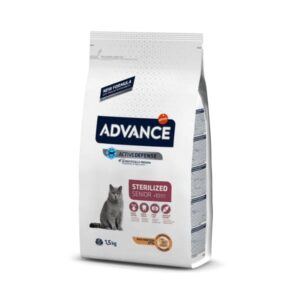 ADVANCE CAT - SENIOR STERILIZED FRANGO E CEVADA