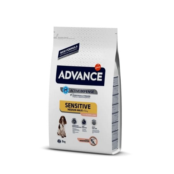 ADVANCE DOG – SENSITIVE MEDIUM / MAXI SALMÃO E ARROZ