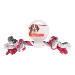 CORDA «TOY JIM» COM 2 NÓS FUCHSIA PARA CÃES