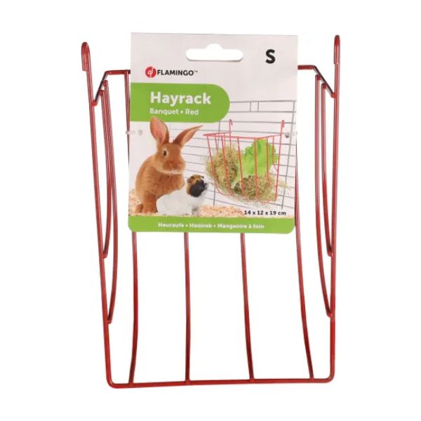 FLAMINGO – HAYRACK SUPORTE FENO VERMELHO