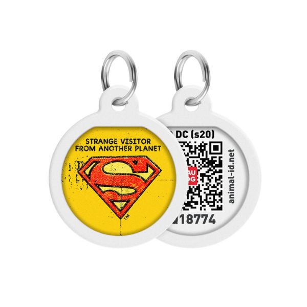 CHAPA DE IDETIFICAÇÃO “SMART ID” – SUPERMAN VINTAGE