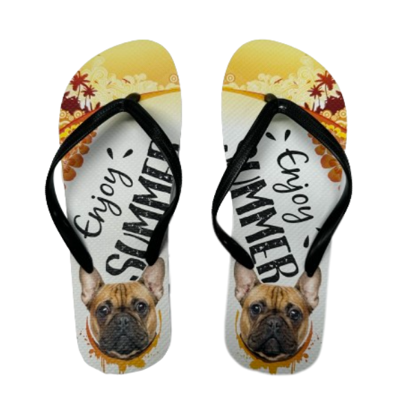 FLIP FLOPS - CHINELO DE DEDO "FRENCH BULLDOG"