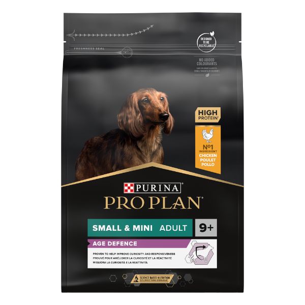 PURINA PRO PLAN DOG - SMALL & MINI "AGE DEFENCE" ADULT 9+ FRANGO