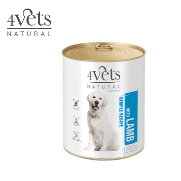 4VETS NATURAL DOG - LAMB