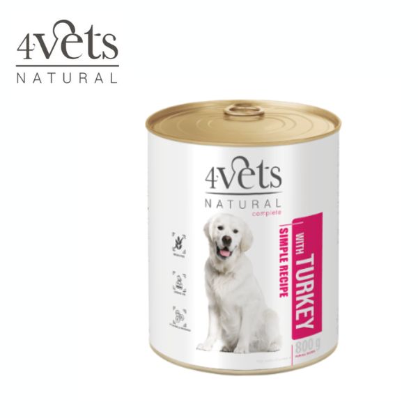 4VETS NATURAL DOG – TURKEY