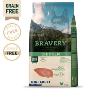 BRAVERY DOG - CHICKEN MINI ADULT SMALL BREEDS (GRAIN FREE)