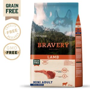 BRAVERY DOG - LAMB MINI ADULT SMALL BREEDS (GRAIN FREE)