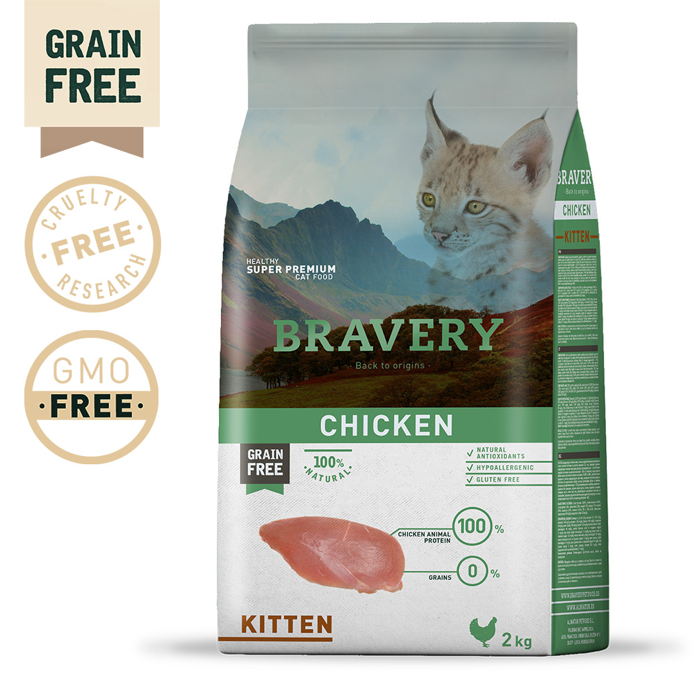 BRAVERY CAT – CHICKEN KITTEN (GRAIN FREE)