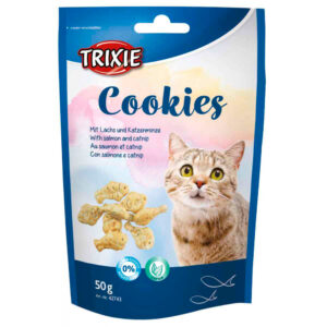 TRIXIE - COOKIES COM SALMÃO E CATNIP